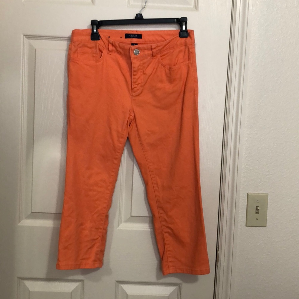 NWOT Fun tangerine capris. Never worn